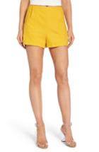 Women's Leith High Waist Shorts - Yellow
