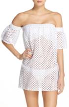 Women's Milly Off The Shoulder Cover-up, Size - White