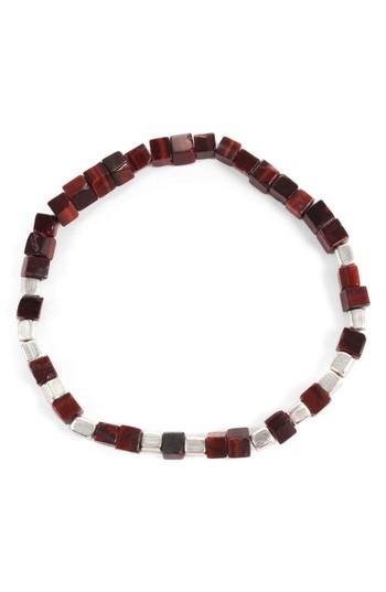 Men's George Frost Life Morse Beaded Bracelet