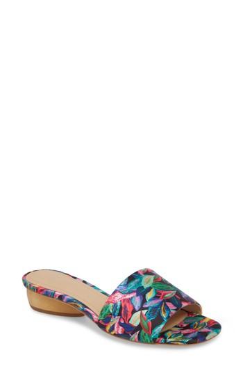 Women's Pour La Victoire Mallory Slide Sandal .5 M - Blue
