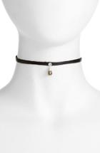 Women's Nashelle Leather & Stone Choker