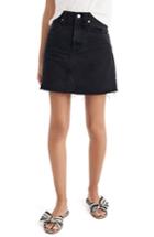 Women's Madewell Frisco Denim Miniskirt - Black