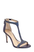 Women's Imagine By Vince Camuto 'phoebe' Embellished T-strap Sandal M - Blue