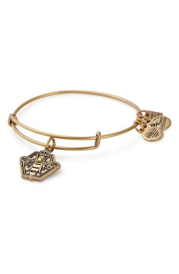 Women's Alex And Ani Charity By Design Queen Bee Adjustable Bangle