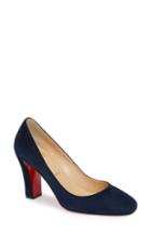 Women's Christian Louboutin Viva Pump Us / 35eu - Blue