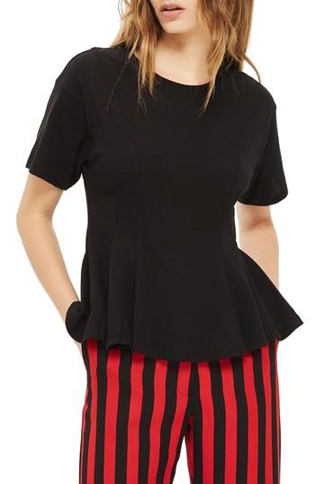 Women's Topshop Corset Seam Tee