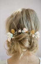 Twigs & Honey Sweet Pea Set Of 3 Hairpins, Size - Pink