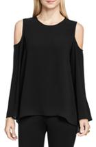 Women's Vince Camuto Cold Shoulder Blouse - Black