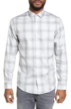 Men's Calibrate Ombre Check Sport Shirt - Ivory