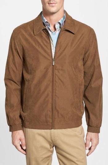 Men's Rainforest 'microseta' Lightweight Golf Jacket, Size - Brown