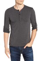 Men's Mizzen+main Stoneport Henley, Size - Grey