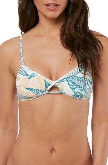 Women's O'neill Bethany Bralette Bikini Top - Blue