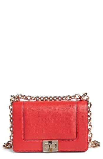 Serapian Milano Mini Roberta Evolution Leather Crossbody Bag - Red