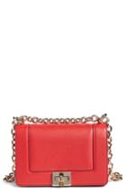 Serapian Milano Mini Roberta Evolution Leather Crossbody Bag - Red