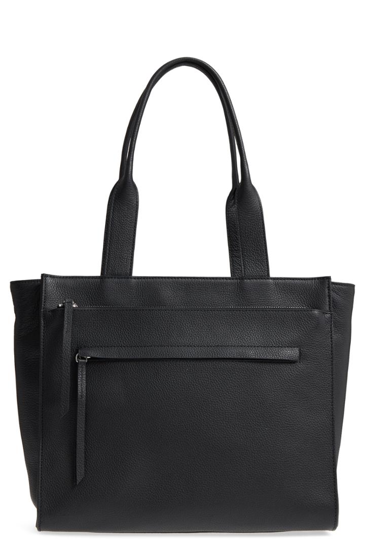Nordstrom Finn Pebbled Leather Tote -