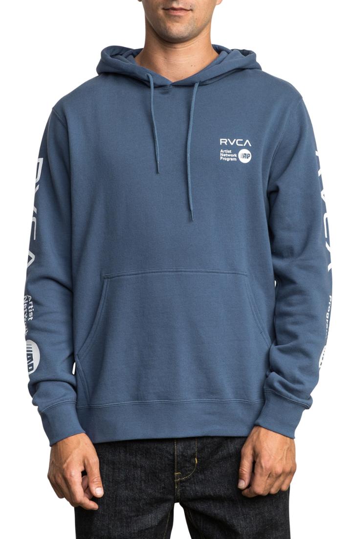 Men's Rvca Anp Graphic Hoodie - Blue