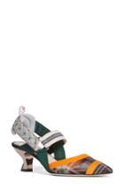 Women's Fendi Pointy Toe Pump .5us / 36eu - Green