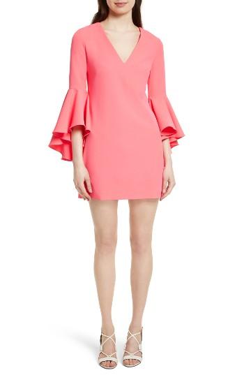 Women's Milly Nicole Bell Sleeve Dress - Pink