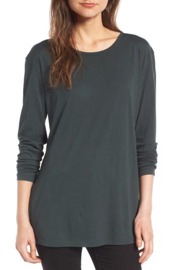 Women's Bp. Side Slit Tee, Size - Green