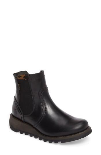 Women's Fly London Scon Waterproof Gore-tex Chelsea Boot .5-8us / 38eu - Black