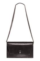 Women's Akris Anouk Lizard Embossed Wallet On A Chain -