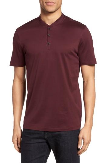 Men's Calibrate Trim Fit Fashion Polo, Size - Burgundy