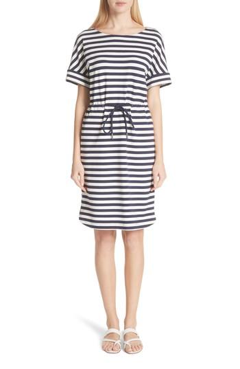 Women's Lafayette 148 New York Brandon Tee Dress, Size - Blue