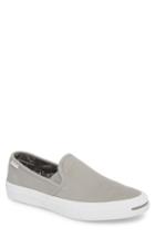 Men's Converse Jack Purcell Low Profile Slip-on Sneaker M - Grey