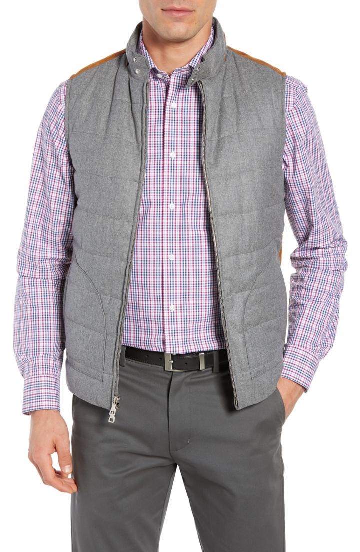 Men's Peter Millar Collection Regular Fit Apres Ski Vest - Purple