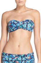 Women's Tommy Bahama Folk Floral Bandeau Bikini Top