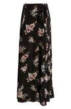 Women's Faithfull The Brand Terviso Floral Print Maxi Skirt - Black