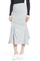 Women's Chelsea28 Ruched Fluted Midi Skirt - Grey