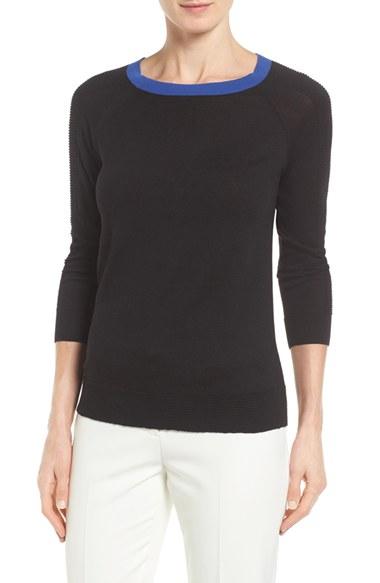 Women's Halogen Cotton Blend Pullover