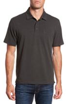Men's Tailor Vintage Stretch Slub Jersey Polo, Size - Grey