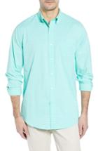 Men's Southern Tide Intercoastal Gordia Plaid Sport Shirt - Green