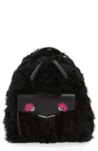Fendi 'mini Monster' Genuine Shearling & Genuine Mink Fur Backpack -