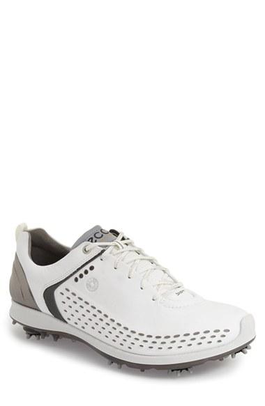 Men's Ecco 'biom' Hydromax Waterproof Golf Shoe -9.5us / 43eu - White