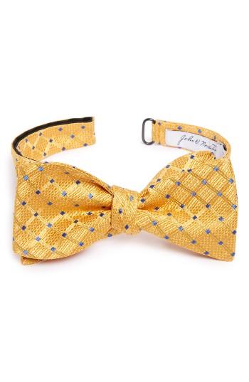 Men's John W. Nordstrom Grid Silk Bow Tie