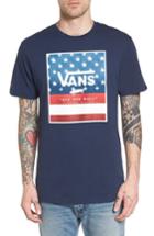 Men's Vans Logo Box T-shirt - Blue