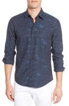 Men's Boss Orange 'enamee' Extra Trim Fit Jacquard Woven Shirt