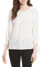 Women's Rebecca Taylor Julia Fil Coupe Silk Blend Blouse
