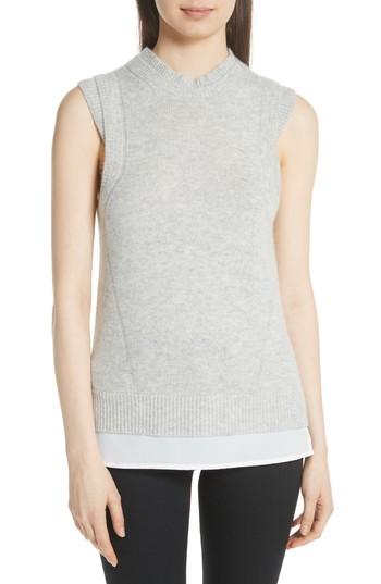 Women's Brochu Walker Iva Layered Sweater Tank - Green