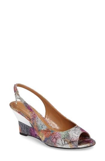 Women's J. Renee Sailaway Wedge Sandal Aa - Purple