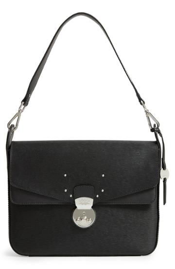 Lodis Los Angeles Bel Air Faline Under Lock & Key Rfid Leather Satchel - Black