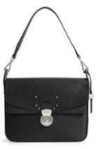Lodis Los Angeles Bel Air Faline Under Lock & Key Rfid Leather Satchel - Black