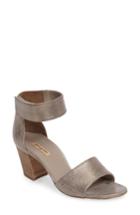 Women's Paul Green Mackenzie Ankle Strap Sandal .5us/ 3uk - Metallic