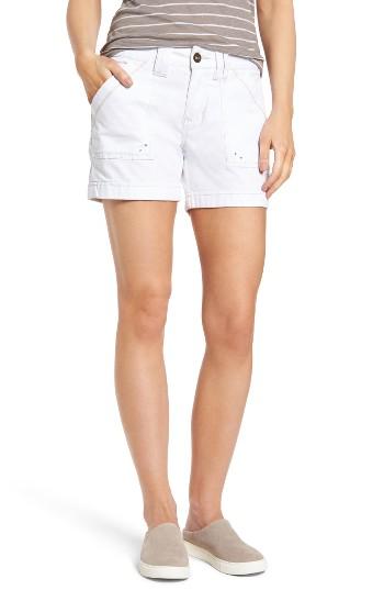 Women's Jag Jeans Izzy Twill Utility Shorts - White