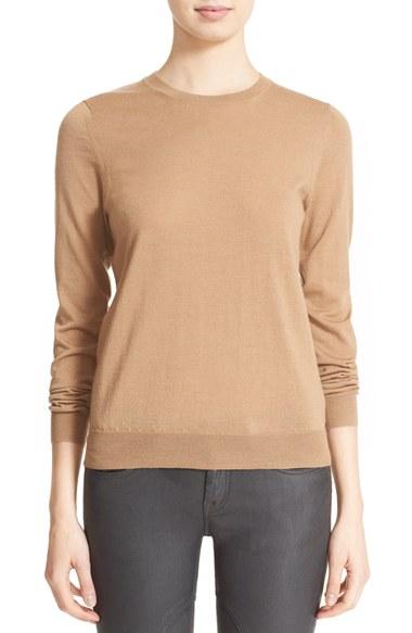 Women's Burberry Brit Check Patch Merino Sweater