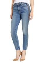 Women's 7 For All Mankind Luxe Vintage Side Stripe High Waist Ankle Skinny Jeans - Blue