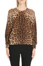 Women's Dolce & Gabbana Leopard Print Top Us / 40 It - Brown